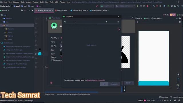 Chip Navigation Bar in Android Studio || java смотреть онлайн