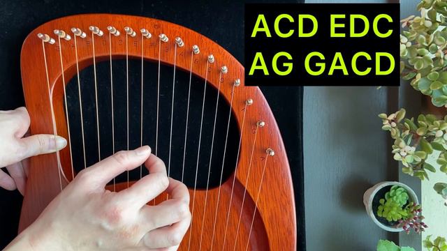 5 EASY LYRE Songs in 5 Minutes - BEGINNER Lyre Harp Tutorial смотреть онлайн