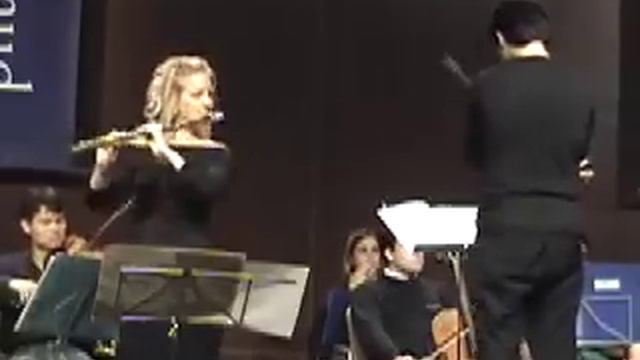 Mozart Concerto #2 in D Maj. 2nd mvt; Nadia Labrie Similia смотреть онлайн
