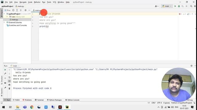 Python Bootcamp Tutorial - 6 | String Datatype Part -1 in Python | Learn Python from scratch | HD смотреть онлайн