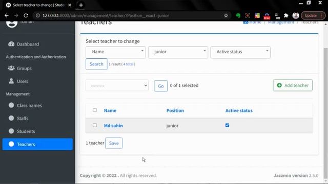 student Management system software demo using python programming language & django web framework смотреть онлайн