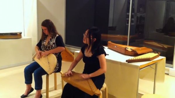 Tomoko Hata and Olga Kolari in Saarijärvi museum