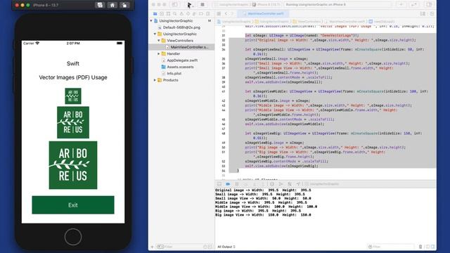 Swift Examples: Using vector graphic in Swift смотреть онлайн