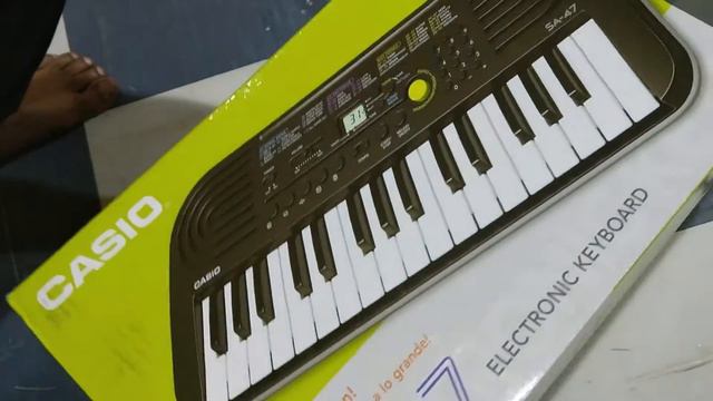 Casio SA 47 keyboard unboxing video смотреть онлайн