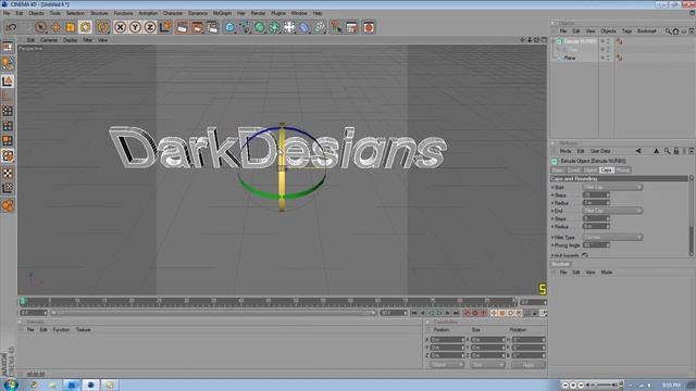 Cinema4D Tut- How to make a spinning avatar for forums (1/2) смотреть онлайн