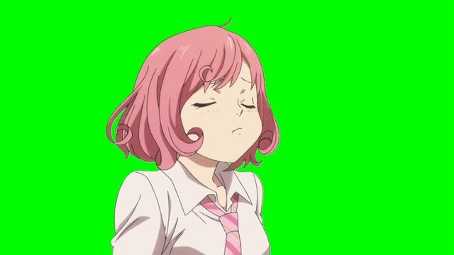 ✔️GREEN SCREEN EFFECTS: Anime Girl - pink hair смотреть онлайн