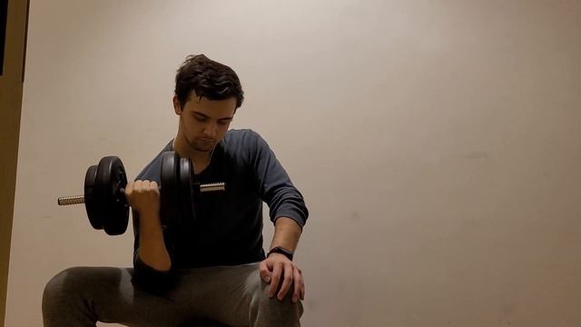 Сгибание рук с гантелей 06.11.2021 смотреть онлайн