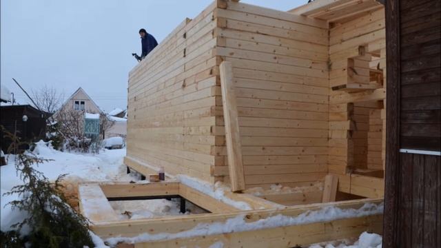 Дом из профилированного бруса смотреть онлайн