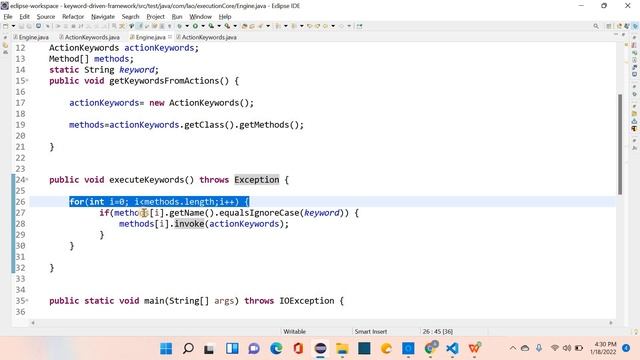 Keyword driven framework development | 6 | Reduce code using Java Reflection API | Tamil смотреть онлайн
