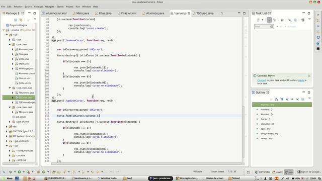 CRUD con Node.js, Sequelize y GWT (Part 2/2) смотреть онлайн