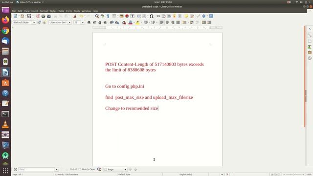 POST Content Length of 517140803 bytes exceeds the limit of 8388608 bytes смотреть онлайн