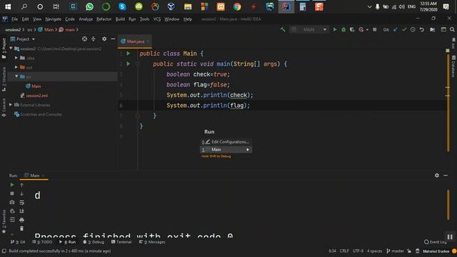Java:Step(30):Change Variable(boolean) смотреть онлайн