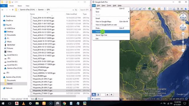 How to open GPX File in Google Earth ?? смотреть онлайн