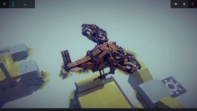 ROBOT WALKER & PODRACER TRACKS! | Besiege #55 | Player Creations!