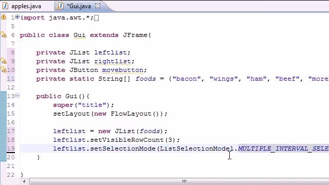 Java Programming Tutorial 72 Multiple Selection List смотреть онлайн