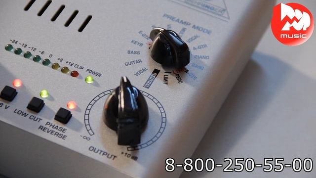 Предусилитель BEHRINGER MIC 200 смотреть онлайн