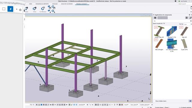 Tekla Structures 2020 to Trimble Connect: Uploading Models смотреть онлайн