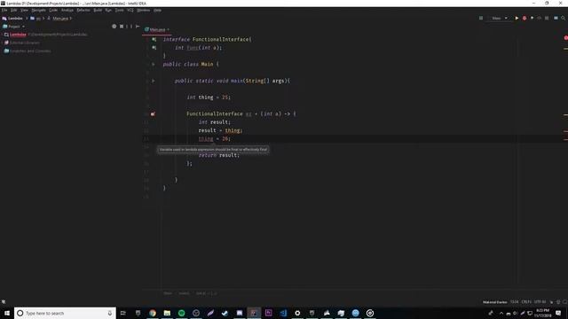 Java Complete Tutorial Ep. 66 - Variable Capture(Effectively Final) смотреть онлайн
