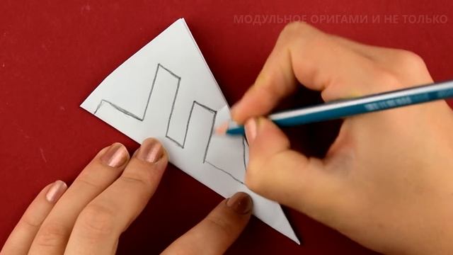 Как вырезать снежинку за 5 минут из бумаги А4 легко и просто. Новогодние поделки. смотреть онлайн