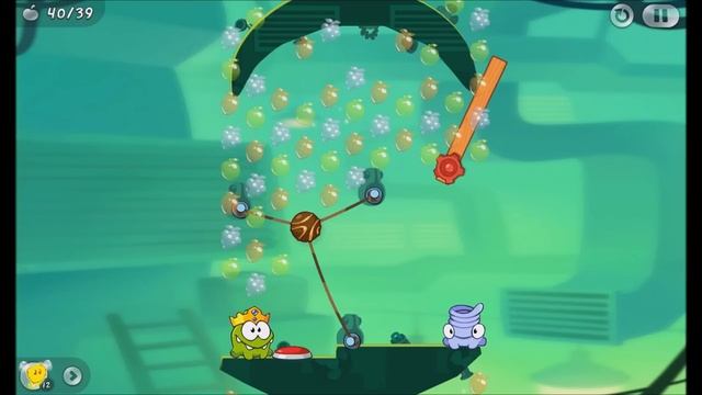 Cut the Rope 2 - Level 118 (3 stars, 39 fruits, 2 stars + don't push buttons) смотреть онлайн