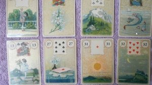 Расклад на картах ленорман.  "Что ожидает на работе в будущем"