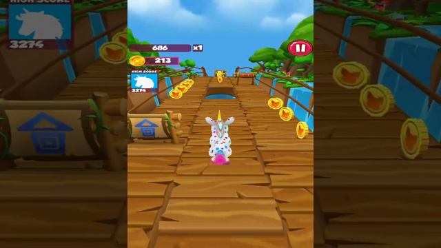 Unicorn Run Game - Horse Run 3D | Best Android/iOS Gameplay HD смотреть онлайн