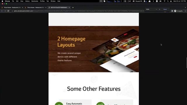 The 5 Best Pizza Restaurants WordPress Theme смотреть онлайн