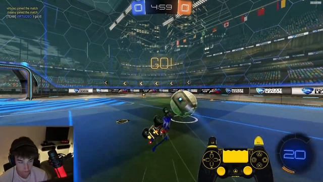 Playing against CLOUD9 Vatira! (Rocket League) смотреть онлайн