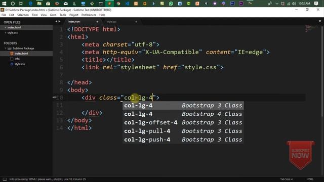 The Best Code Editor for Programmers Part# 6 | Bootstrap 3 and 4 Auto-Complete package | Hindi/Urdu смотреть онлайн