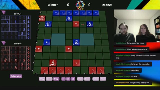 Stratego - Winner vs zach21 - Round #1 Champion of the Fortress I смотреть онлайн