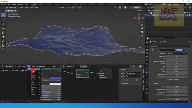Mastering The Realistic Ocean Waves | Ocean Simulation | Blender 3.6 Tutorial смотреть онлайн