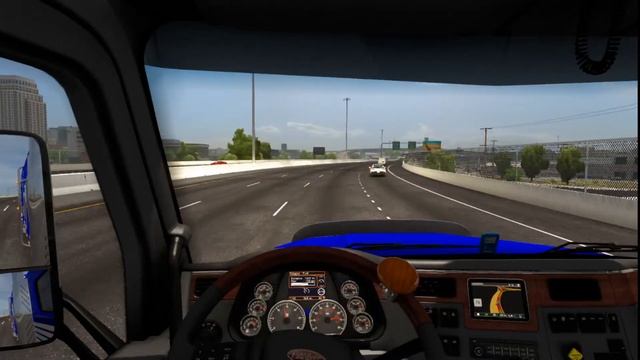 ATS Mods - Transporting A Caterpillar Wheel Loader - Custom Peterbilt (American Truck Simulator) смотреть онлайн