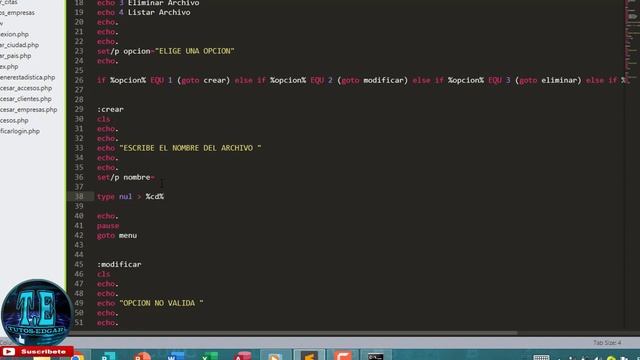 CURSO BATCH AVANZADO TUTORIALES || CRUD EN BATCH CMD смотреть онлайн
