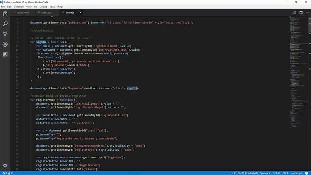 Tutorial: Parte 2 - HTML, JavaScript y Firebase смотреть онлайн