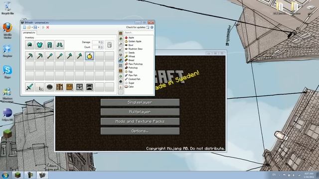 Minecraft Beta 1.2 Inventory Editor смотреть онлайн