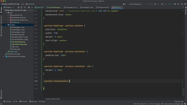 Livecoding #3: верстка макета из Figma (HTML, CSS, Bootstrap 4), отзывы с BX-slider Jquery