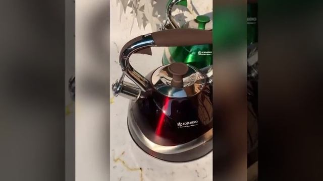 Чайник со свистком из нержавеющей стали Edenberg EB-7010Чайник со свистком из нержавеющей стали Eden смотреть онлайн