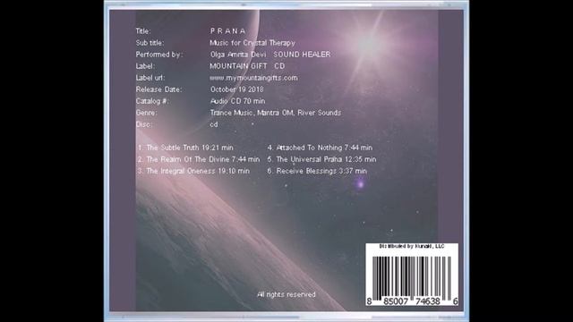 'PRANA' Music for MEDITATION, REIKI, RELAX, CRYSTAL THERAPY смотреть онлайн