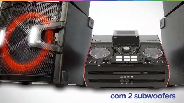 Mini System LG 2800W RMS c 2 Subwoofer MP3 Bluetooth Conexão USB X Boom Pro смотреть онлайн