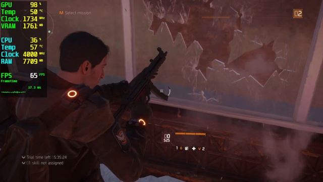 Tom Clancy's The Division 1 GT 1030 - 1080p 900p 720p Low, смотреть онлайн