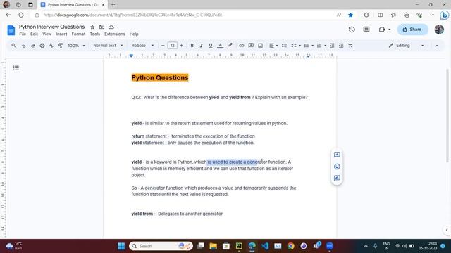 Python # 0012 # Difference between return, yield and yield from. смотреть онлайн