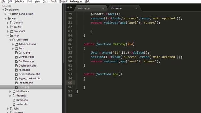 الدرس الاول Laravel Api смотреть онлайн