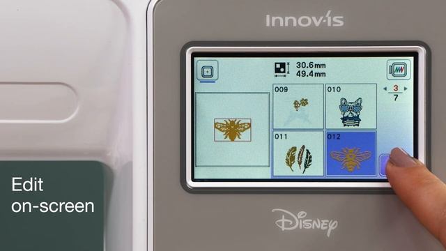 Brother Innov-is M340ED - embroidery features смотреть онлайн