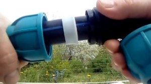 Труба ПНД. Как собрать и соединить фитинги.