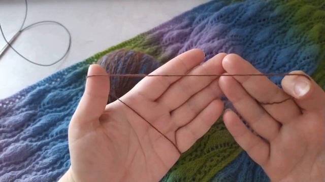 Как подготовить пряжу Кауни к вязанию? Мои шикарные палантины из Кауни! смотреть онлайн