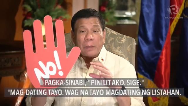 President Rodrigo Duterte on the fight against corruption смотреть онлайн