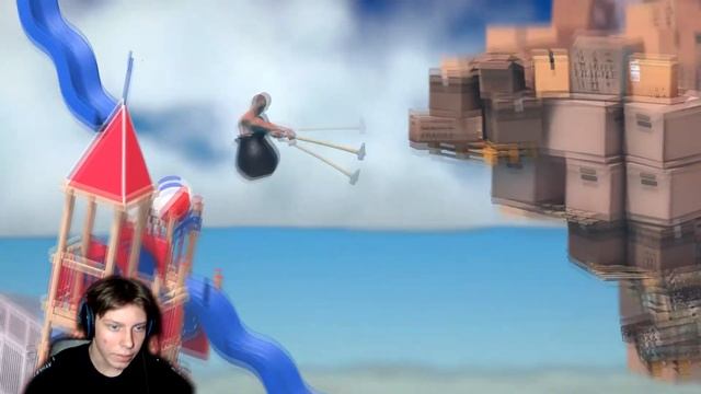 САМАЯ БОМБЕЖНАЯ ИГРА Getting Over It смотреть онлайн