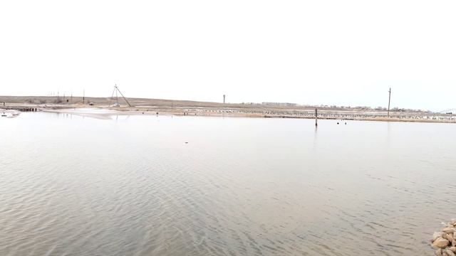 Солёное озеро Баскунчак в Астраханской области. Россия смотреть онлайн