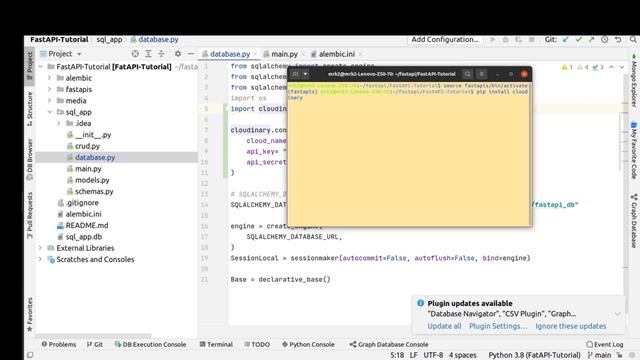 FastAPI Tutorial for beginners 12_ Upload file (Image) to Cloudinary смотреть онлайн