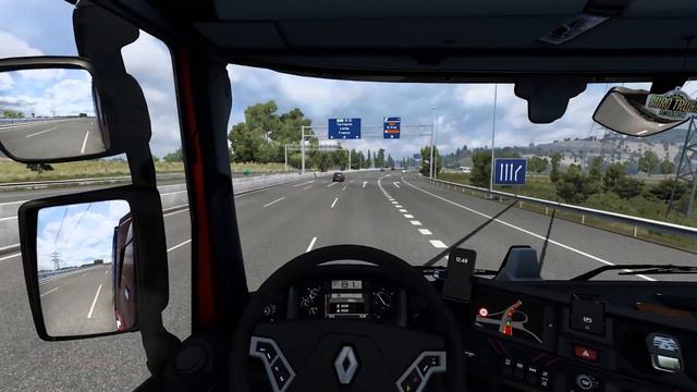 Новое Дополнение DLC IBERIA в Euro Truck Simulator 2: Барселона - Таррагона Reno Evolution T смотреть онлайн